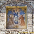 One of the many religious artwork in Assisi