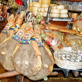 Produce of Umbria featuring plenty of wild boar (cinghiale)
