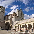 Its upper and lower churches were decorated by notable artists of the time including Giotto's frescoes on the Life of St Francis