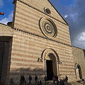 Basilica di Santa Chiara is the burial place of St. Clare who was the founder of the Poor Clares (an order of nuns)