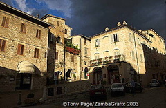 Road up to the Piazza del Comune