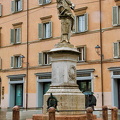Luigi Galvani monument in Piazza Luigi Galvani