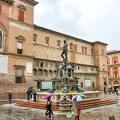 Piazzo Nettuno is adjacent to Piazza Maggiore
