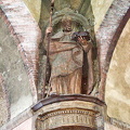 Statue of St Petronio, patron saint of Bologna