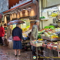 Shopping for food and vegetables in Bologna