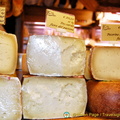 A mix of Italian cheeses
