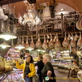 Being in this Bologna food shop was a visual and sensual delight