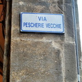 Via Pescherie Vecchie - where the Bologna food market is