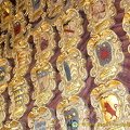 There are some seven thousand coats of arms on the walls