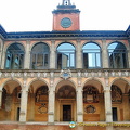 The wing of Archiginnasio of Bologna housing the Anatomical Theatre