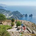 View towards Capri and the Faraglioni Rocks