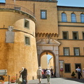 The Papal residence on via Massimo d'Azeglio. The Roman arch entrance was the restoration by Pope Clement XIII