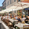The many ristorantes on Corso della Repubblica