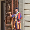 Closeup of a Papal Palace guard