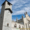 Como duomo and the Porta Torre