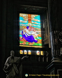 Como Duomo stained glass