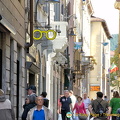 Shopping street of Como