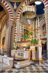 Inside the Basilica of Santa Margherita