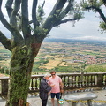 Locals meeting at Cortona's Piazza Garribaldi