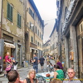 via Nazionale is the main street in Cortona