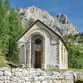 A pretty small chapel on the road to Passo Giau