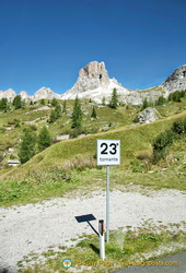 23rd bend on the Passo Giao circuit