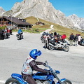 Bikers at Passo Giau