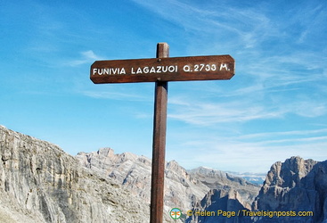 Distance to the Funivia Lagazuoi