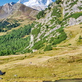 A summer view along the Valparola Pass