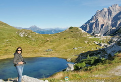 Me, by the Lago Valparola