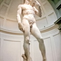 The statue of David is 5.17 metres tall