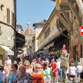 The very busy Ponte Vecchio