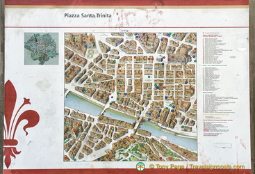 Map of Piazza Santa Trìnita 
