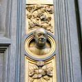 Baptistry bronze door decoration