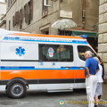 An ambulance station near Piazza Duomo