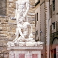 Statue of Hercules and Cacus at the entrance of the Palazzo Vecchio 
