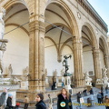 Loggia dei Lanzi with its gallery of statues