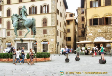 Florence sightseeing on segways
