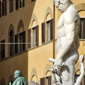 The Neptune statue is a copy. The original is in the National Museum