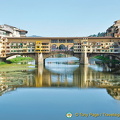 View of Ponte Vecchio from Ponte delle Grazie
