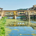 River Arno at low tide