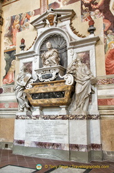 Galileo's Tomb in the Basilica of Santa Croce