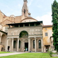 West facade of Pazzi Chapel