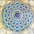 View of the cupola in the Pazzi Chapel portico