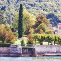 The gardens in Torno