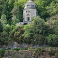 The mausoleum on Versace's Lake Como property