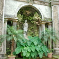 Beautiful garden archways and statues