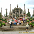 Isola Bella Garden: A nice background for a group photo