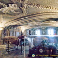 An elaborate Palazzo Borromeo grotto
