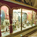 An exhibit in the Palazzo Borromeo grotto